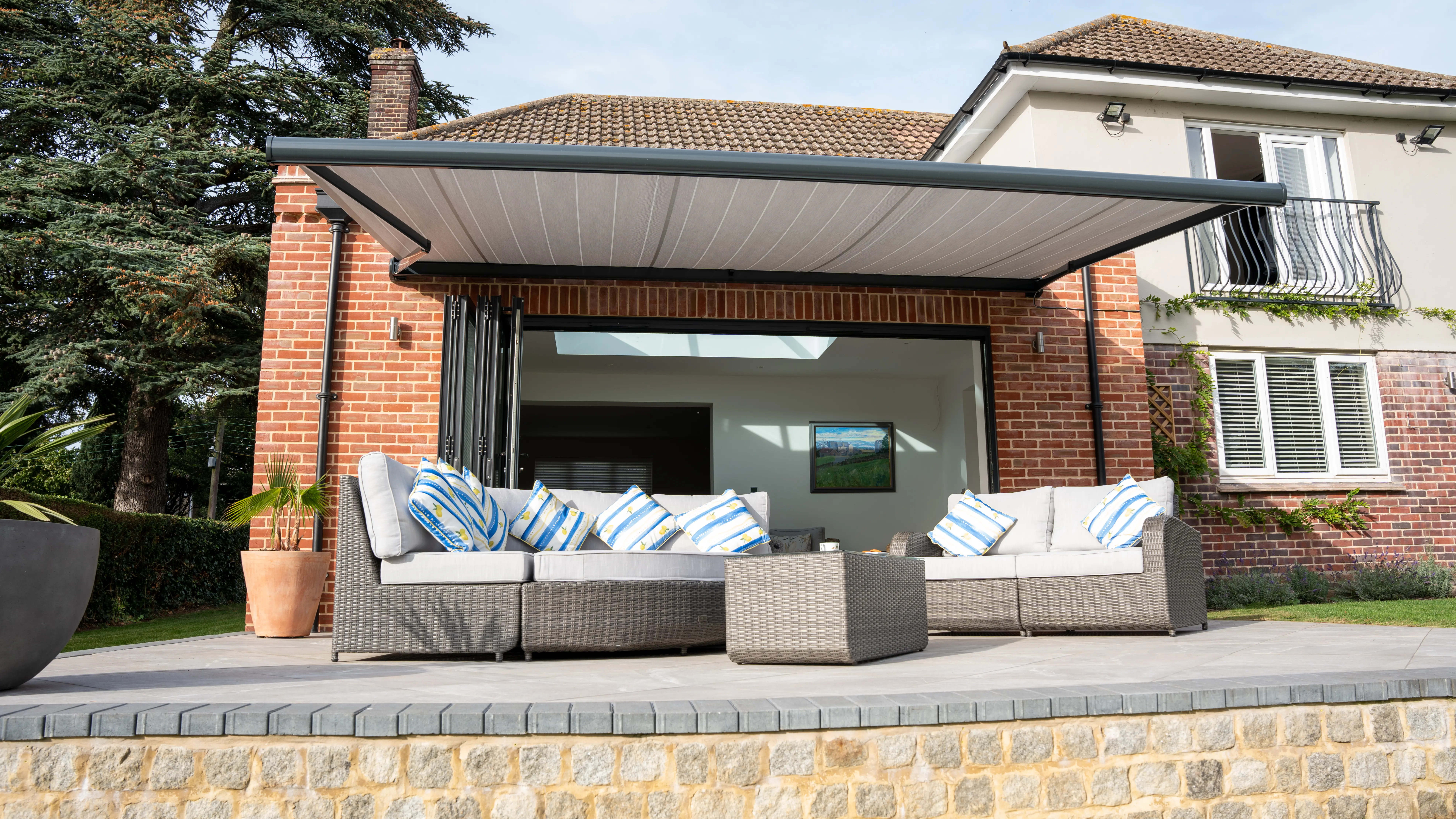 Beautiful awnings for outdoor space